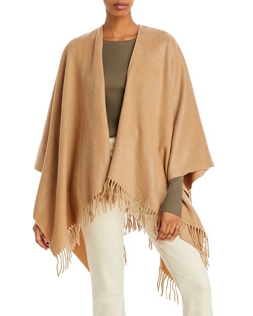 

Кашемировое пончо rag & bone, цвет Tan/Beige