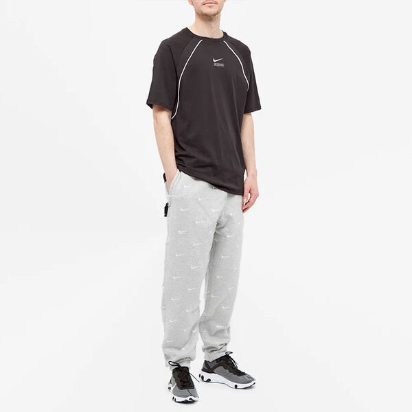 Брюки Men's Nike NRG Swoosh Logo Printing Casual Sports Pants/Trousers/Joggers Gray, серый — фото 2