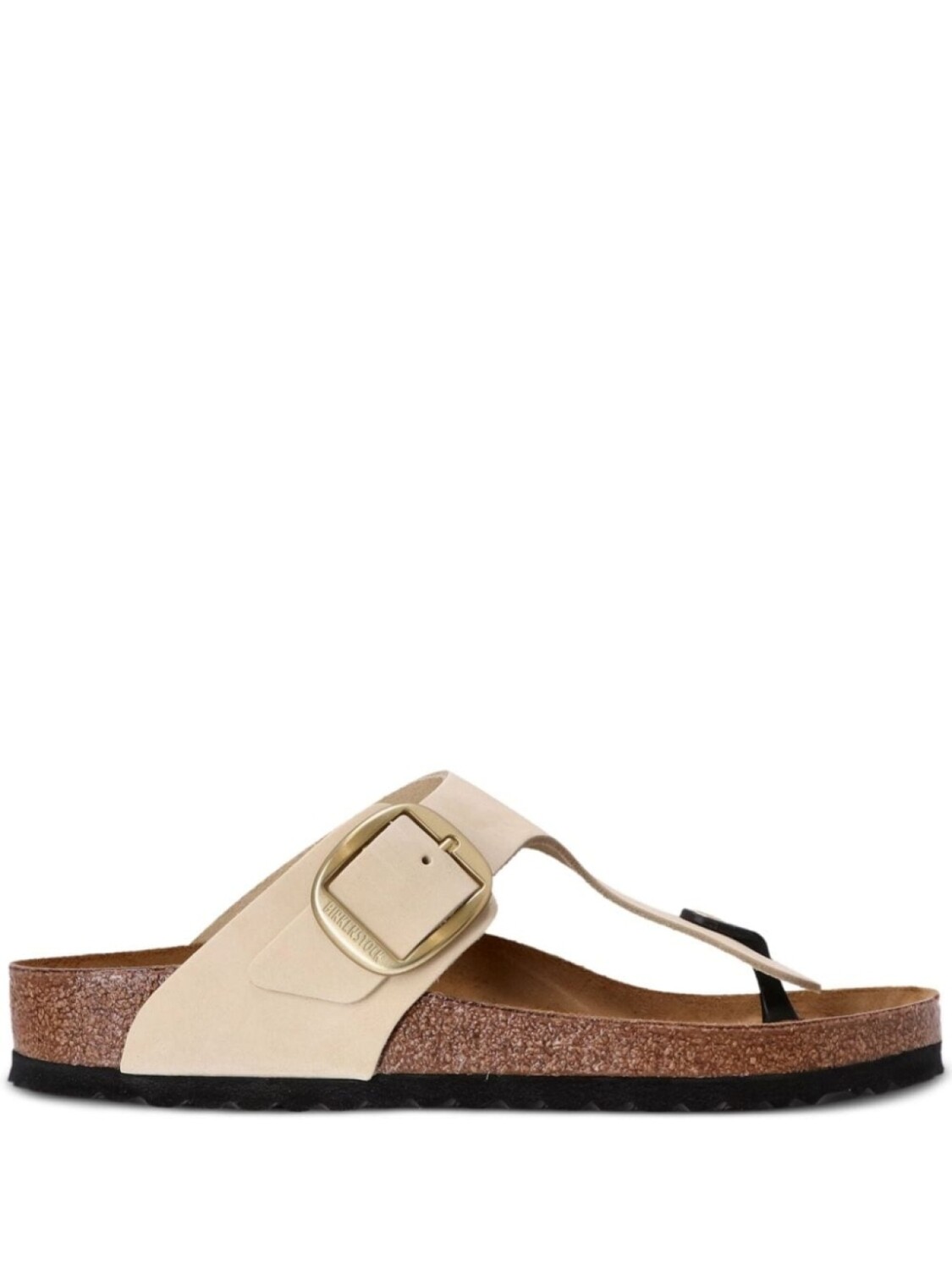 

Birkenstock сандалии Gizeh Big Buckle, нейтральный цвет