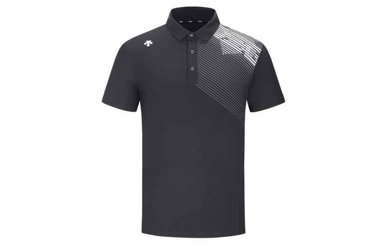 

Полевая коллекция поло для мужчин DESCENTE, черный