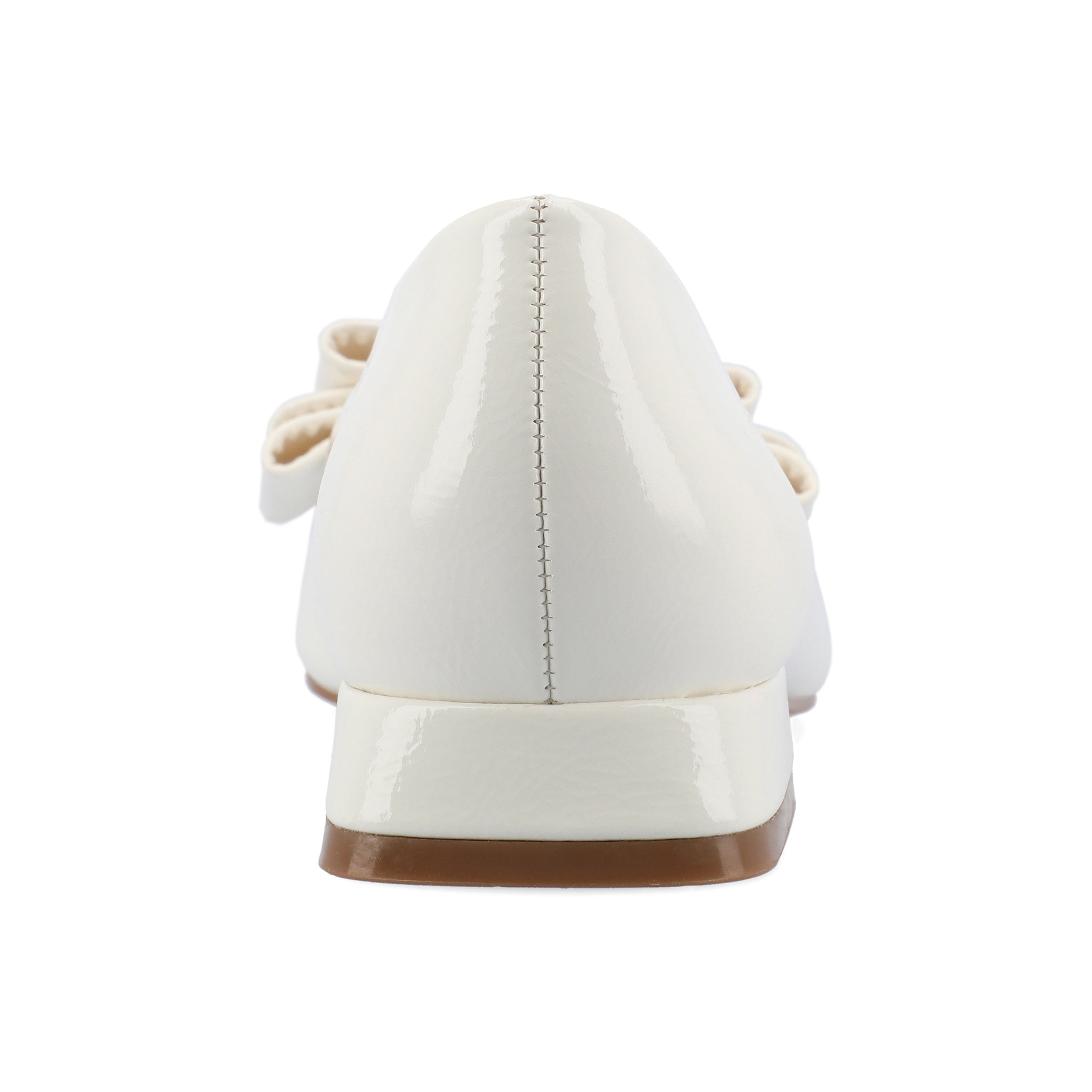 Женские балетки Tru Comfort Foam Ophelia из коллекции Journee, цвет patent/white — фото 3