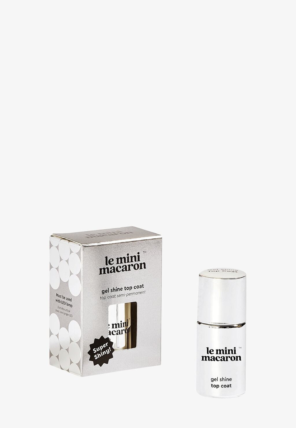 

Верхнее покрытие Shine Topcoat Le Mini Macaron, цвет transparent