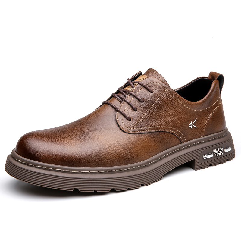 

Повседневные кожаные туфли мужские ZAMST, Brown