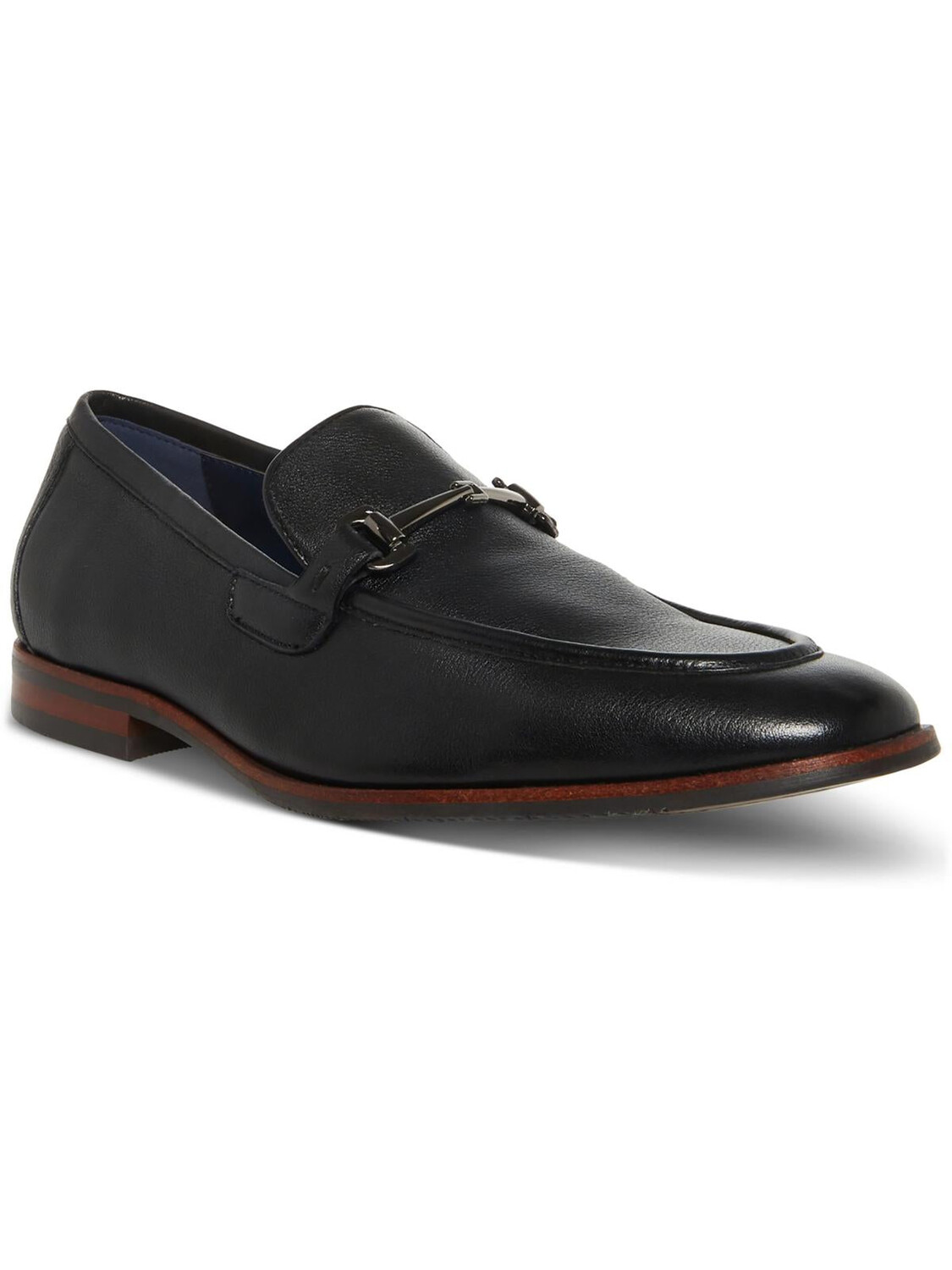 

Мужские кожаные лоферы с круглым носком Caspin Steve Madden, цвет Black Leather