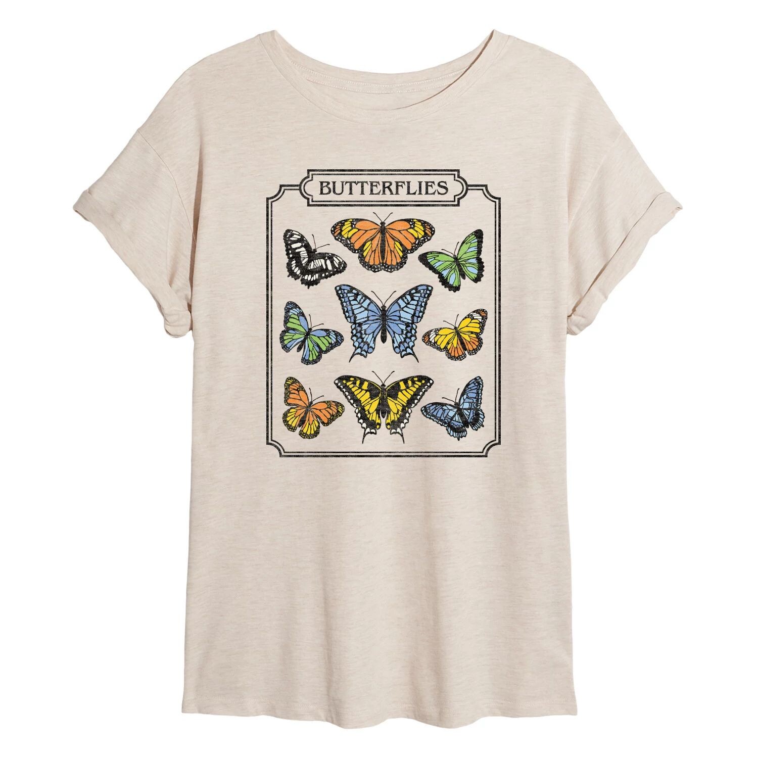 

Струящаяся футболка Juniors' Chart Of Butterflies Licensed Character