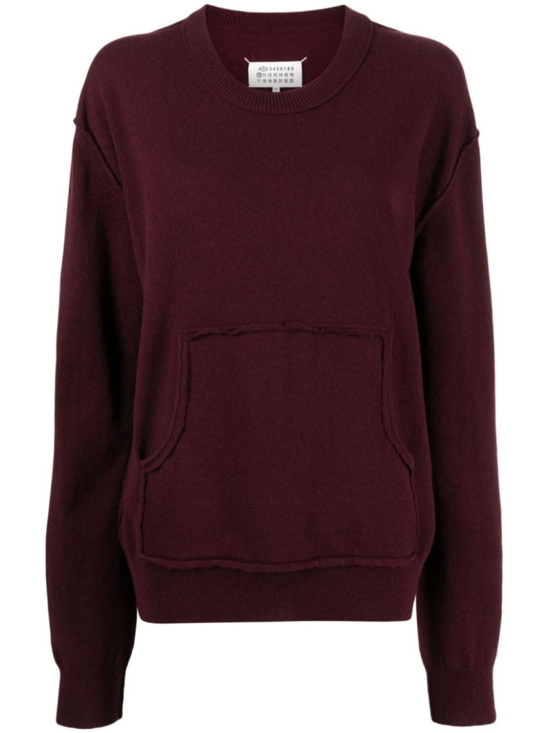 

Maison Margiela джемпер с круглым вырезом, красный