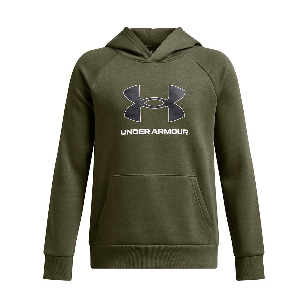 

Флисовая толстовка с большим логотипом Under Armour Rival для мальчиков 8–20 лет, цвет Marine Od Green