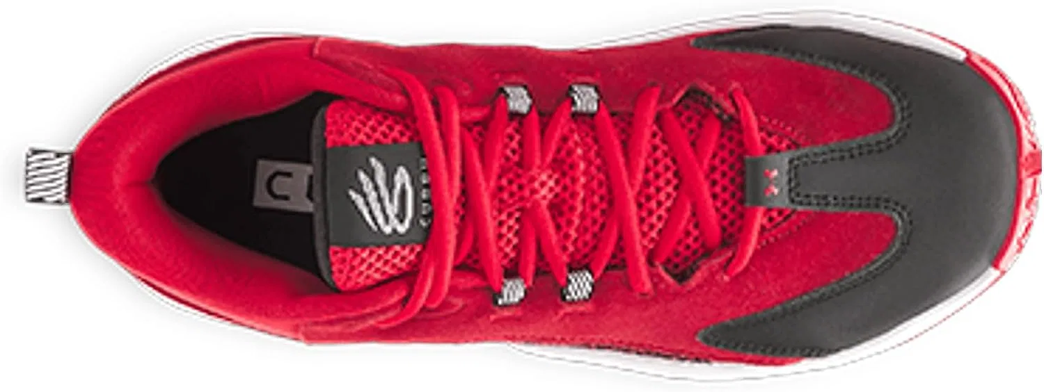 Кроссовки Under Armour Curry 3Z 25 Unisex, Red And White — фото 4