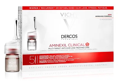 

Vichy Dercos Aminexil Intensiv 5 женщин 21 флакон против выпадения волос