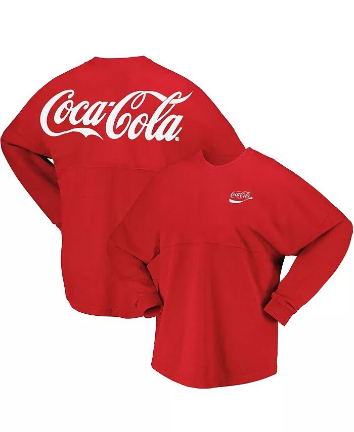 

Мужская и женская красная футболка с длинным рукавом Coca-Cola Spirit Jersey