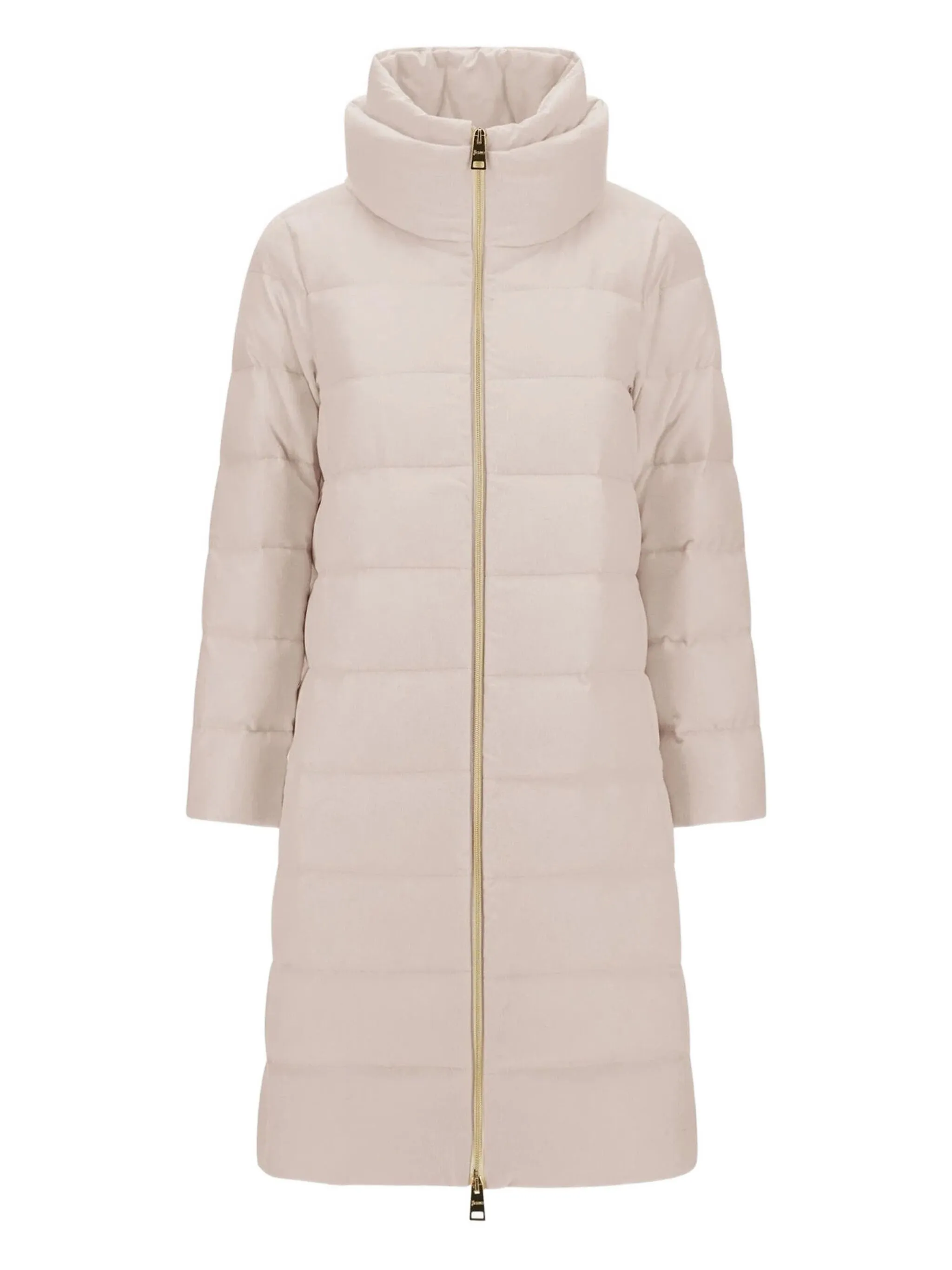 

Стеганая куртка с высоким воротником Herno, бежевый