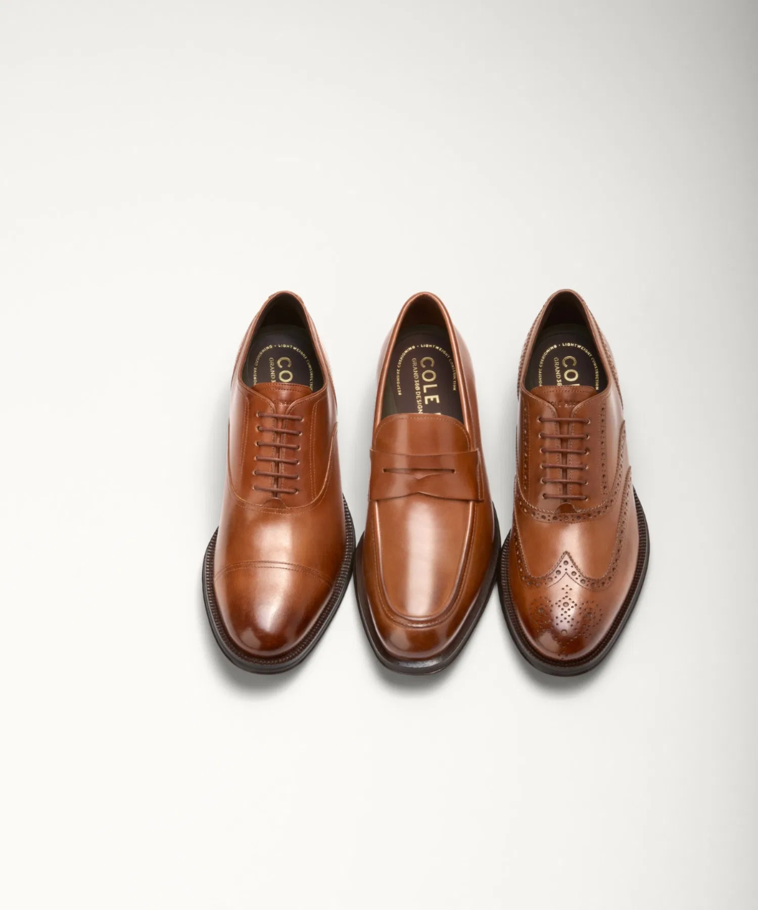Мужские кожаные пенни лоферы Cole Haan коричневые — фото 2