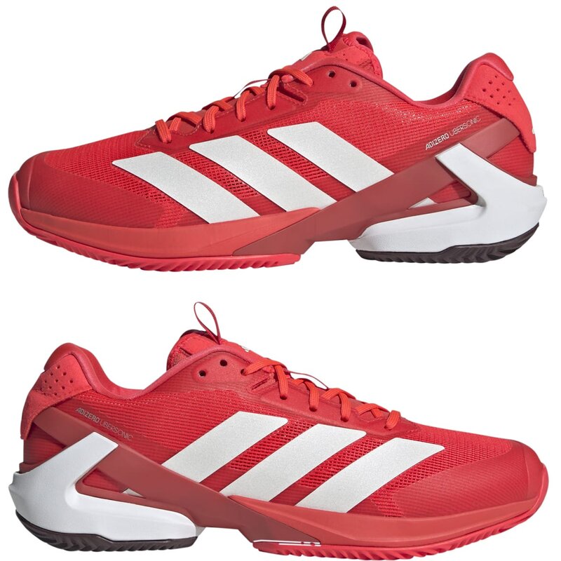 Кроссовки для тенниса в помещении Adizero Ubersonic 5 Clay Adidas, мультиколор — фото 4