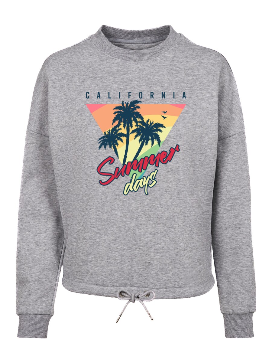 

Толстовка F4NT4STIC California Palmen Retro, mottled grey