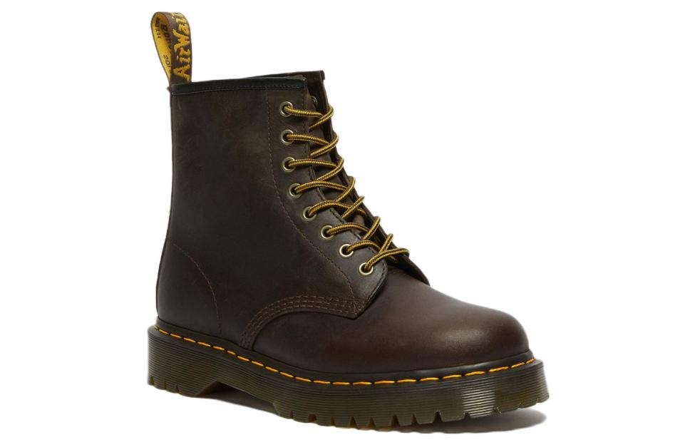 Мужские ботинки Dr. Martens 1460 Bex Crazy Horse кожаные, темно-коричневый — фото 2