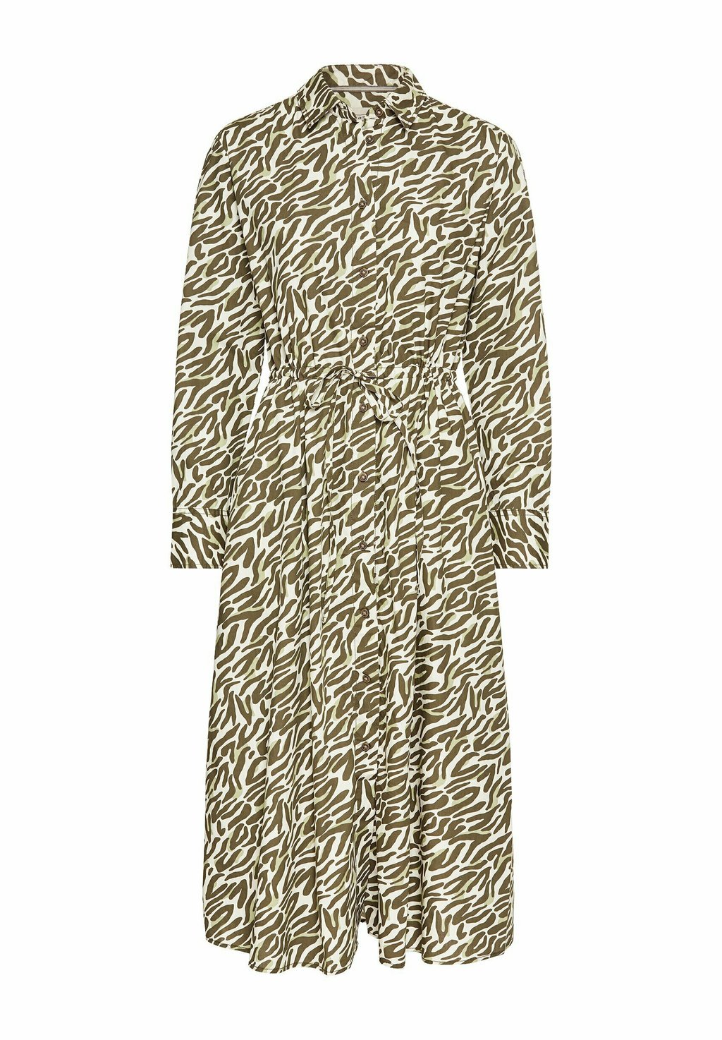 

Платье макси LANGES MIT ALLOVER-PRINT camel active, оливковый