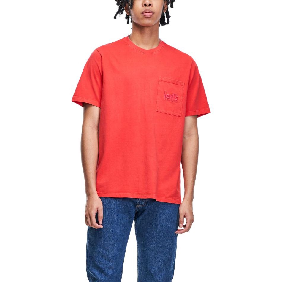 Футболка мужская красная Levi’S, красный — фото 3