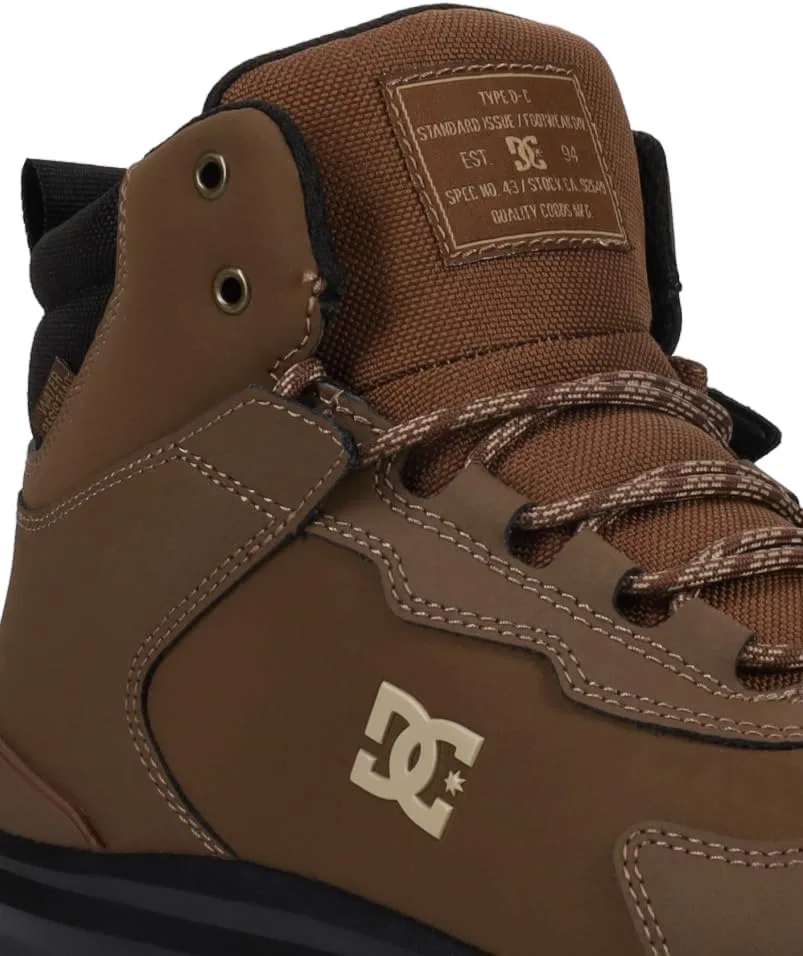 Мужские лодочные ботинки DC Shoes Mutiny Wr, Brown Black — фото 2