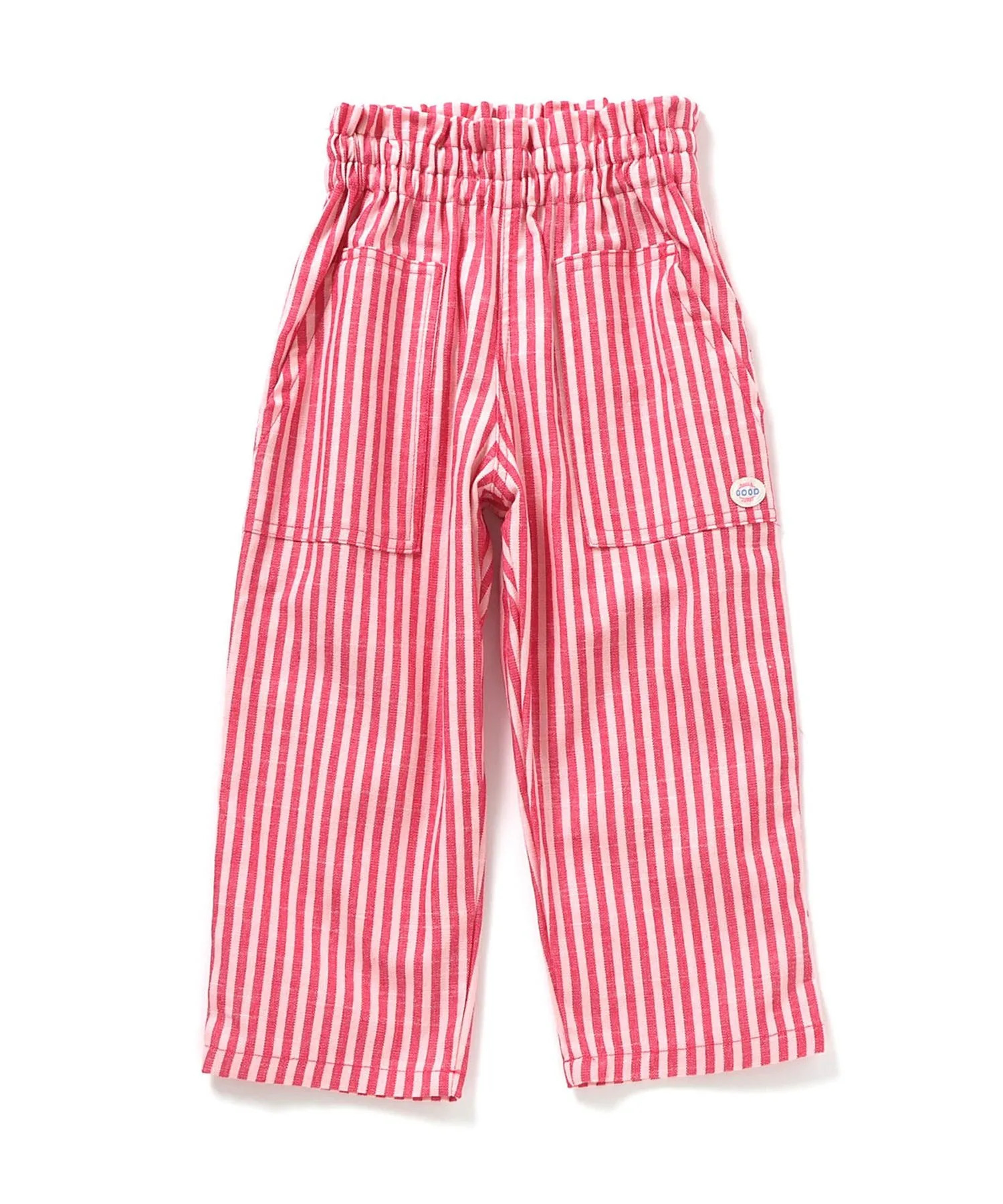 Детские широкие штаны с полосками BREEZE Stripe Baker Wide Pants красные