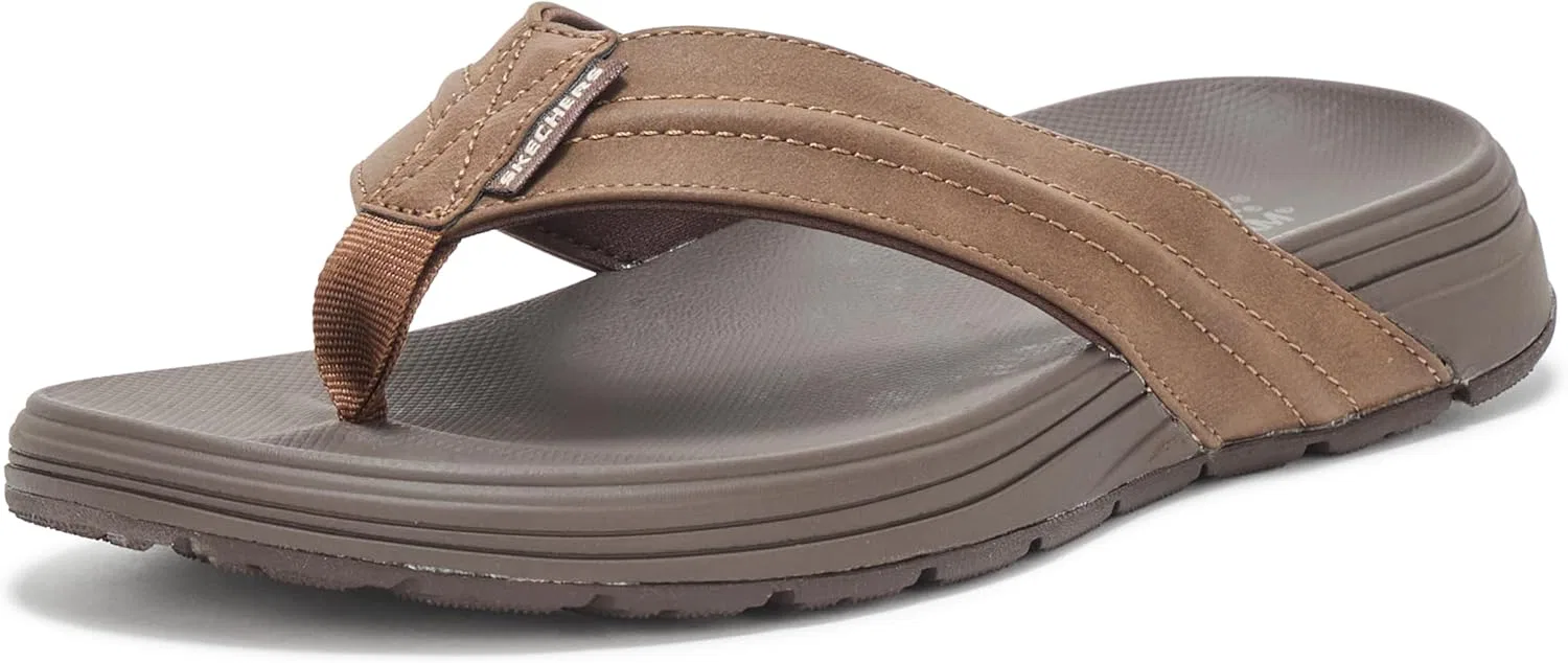 Сандалии мужские Skechers, коричневый