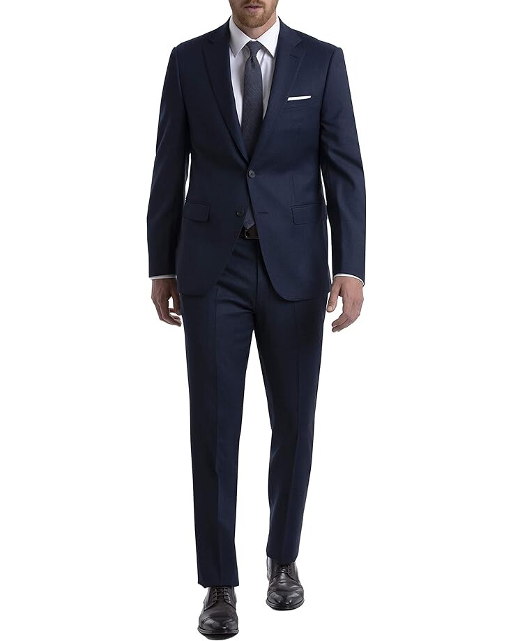 

Брюки Calvin Klein Slim Fit Dress, цвет Blue Birdseye