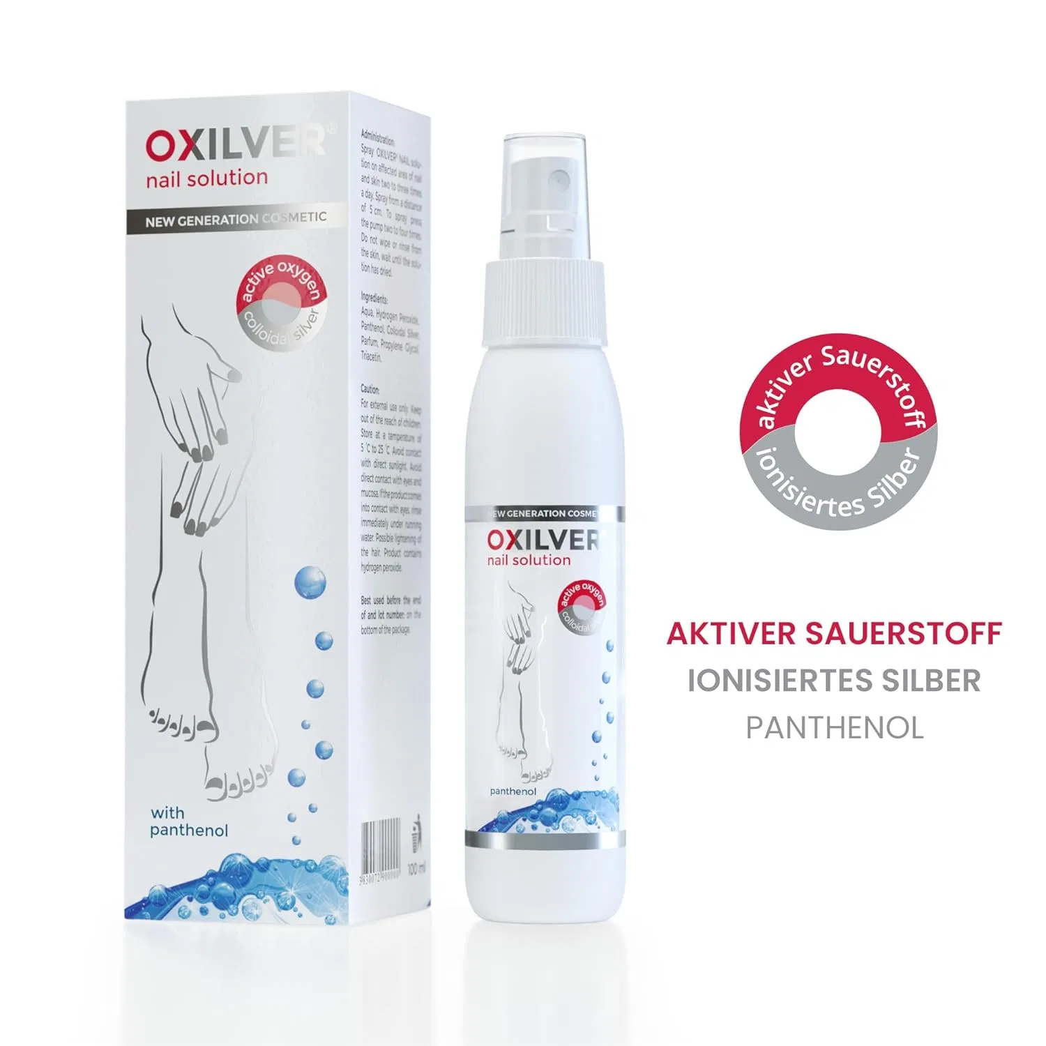 Спрей для ухода за ногтями и кутикулой NAIL Solution 100 мл Oxilver — фото 2