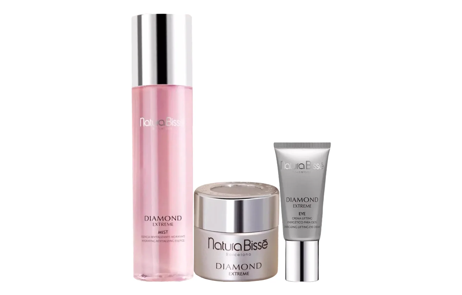NATURA BISSE Набор для ухода за кожей Dark Dream Condenses Time, Reviving Skincare Sets, увлажняющий и подтягивающий, 10мл+15мл+200мл, Eye Cream 10ml+Face Moisturizer 15ml+Spray 200ml