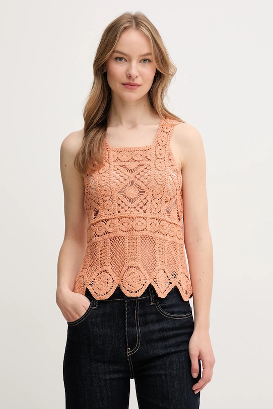 

Топ оливковый Pepe Jeans, оранжевый