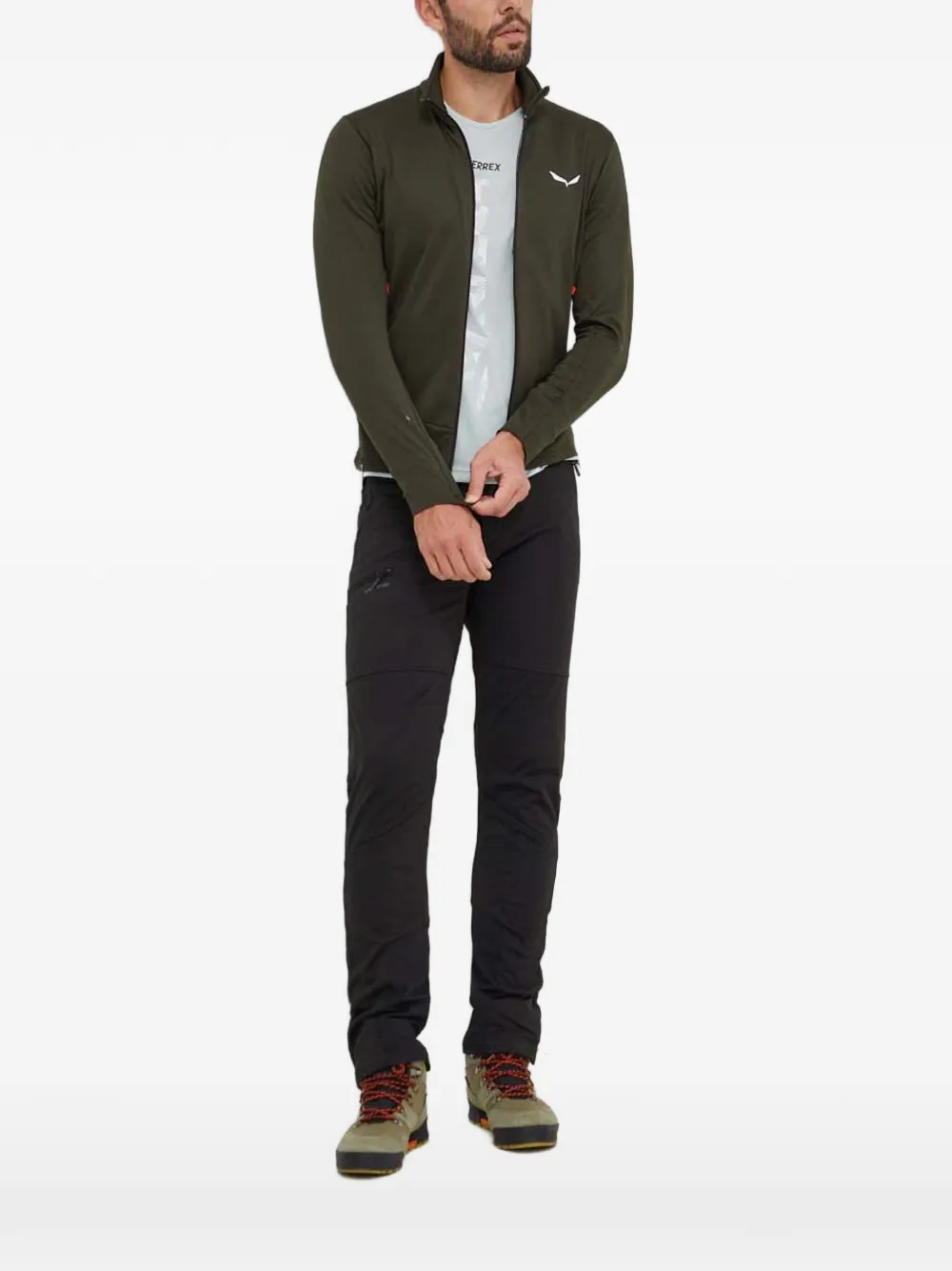 

Куртка на молнии Salewa, зеленый