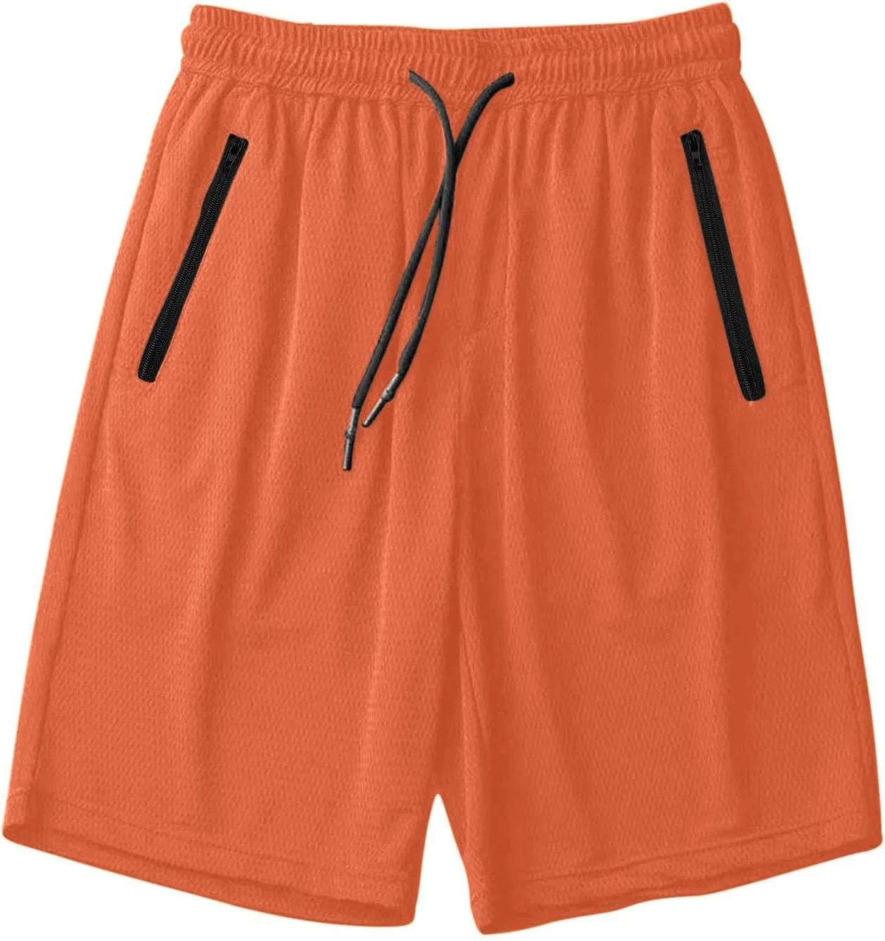 Спортивные шорты с сеткой и карманами, Orange