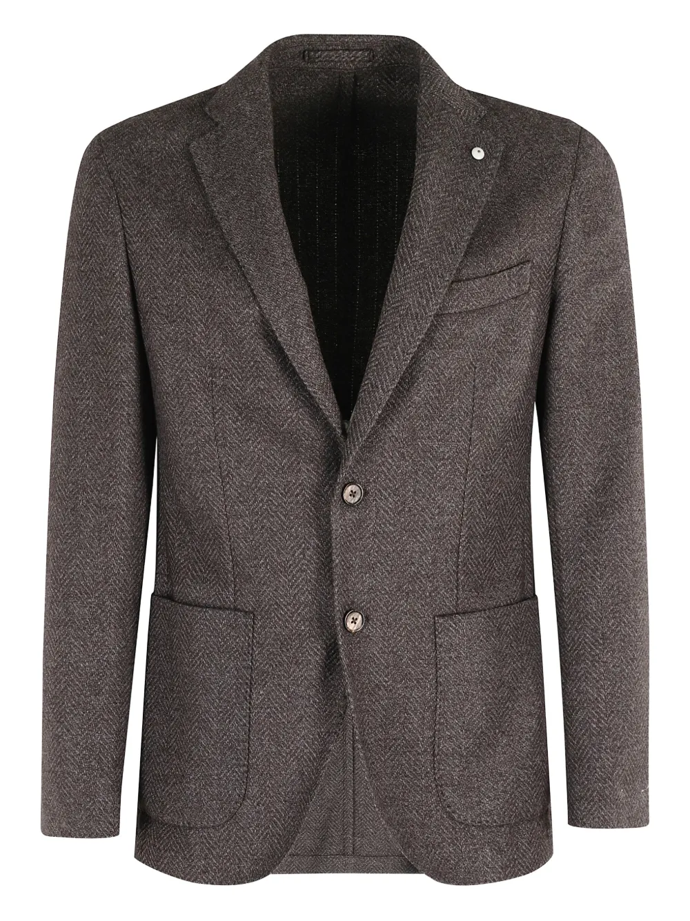 

Однобортный блейзер l.b.m., коричневый