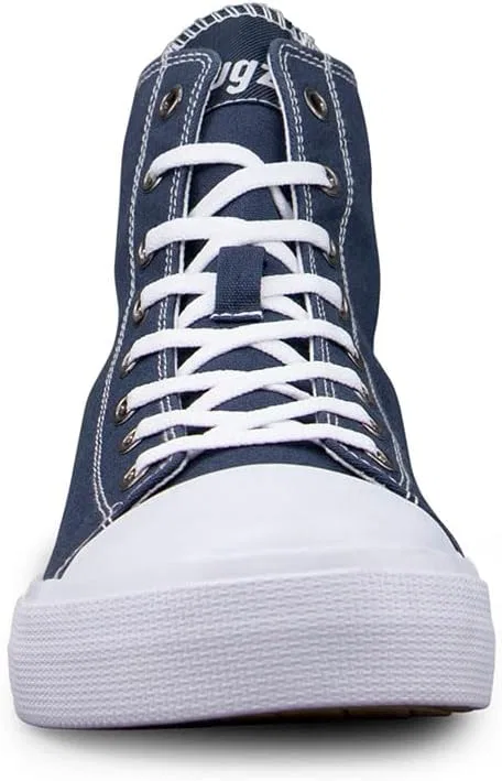 Мужские высокие кроссовки Lugz Stagger Hi High Top, Navy And White — фото 2