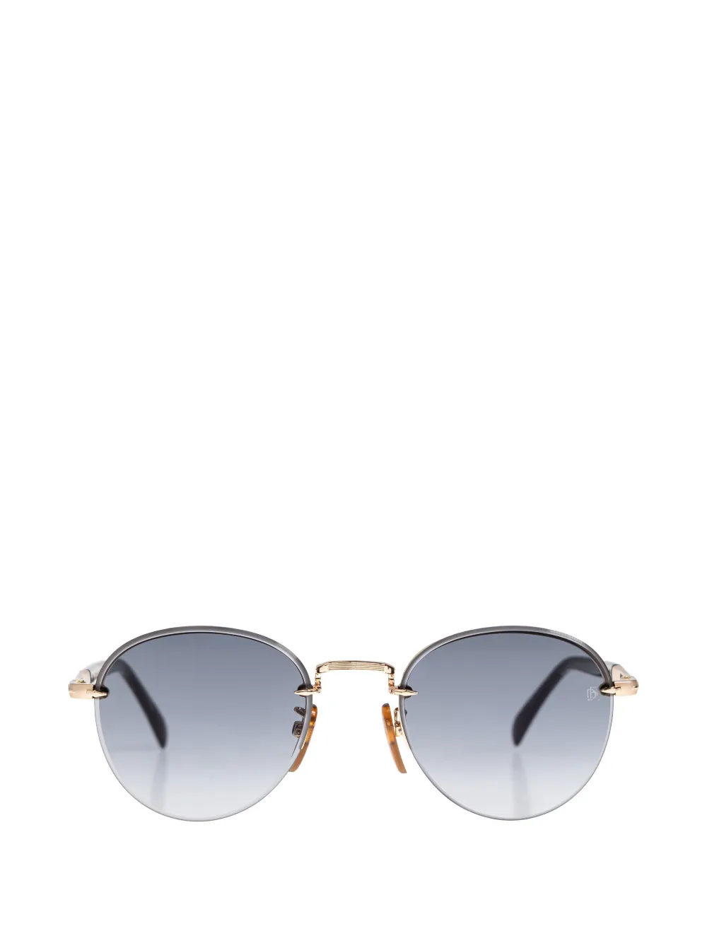 

Солнцезащитные очки в круглой оправе David Beckham, серый