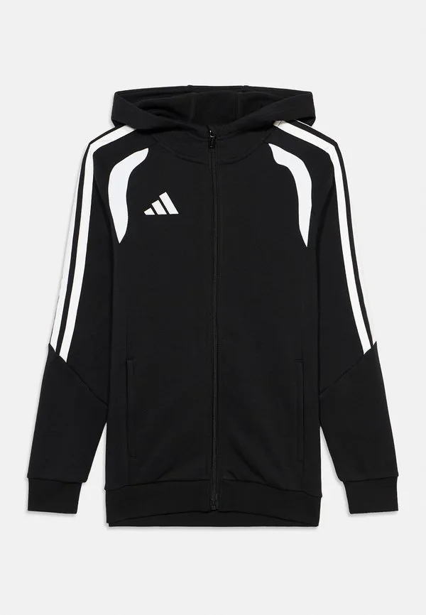 Толстовка унисекс на молнии tiro league Adidas Performance, Black/White — фото 3