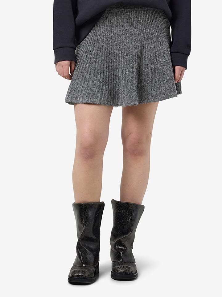 

Noisy may Вязаная юбка серого цвета