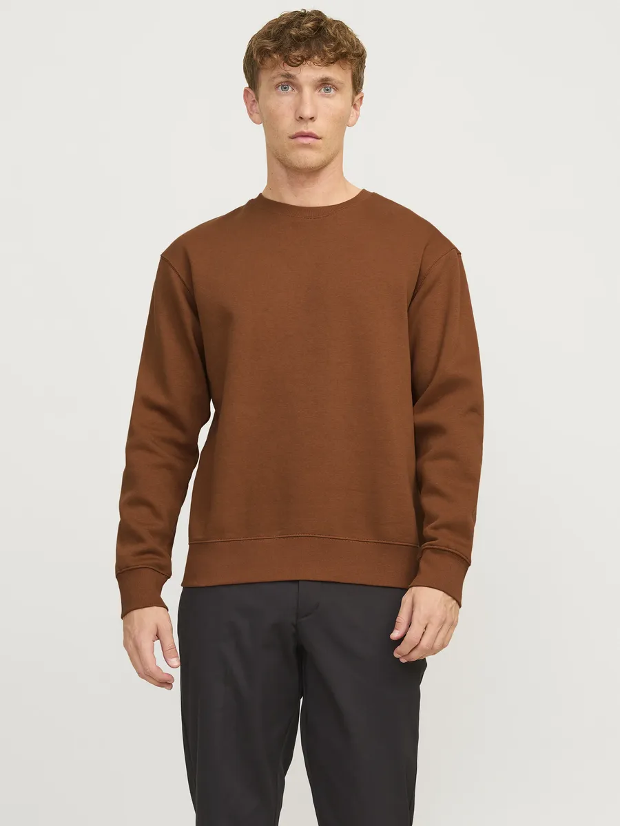 

Толстовка Jack & Jones "JJESTAR BASIC SWEAT CREW NECK NOOS", цвет Mocha Bisque