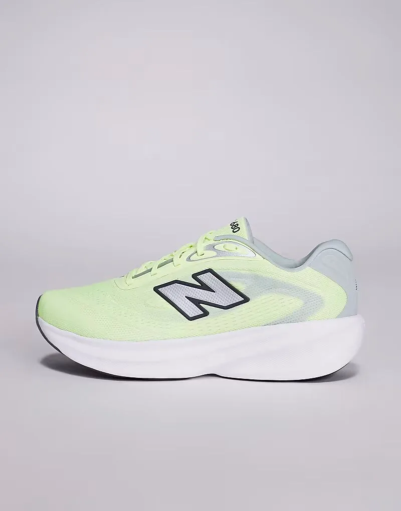 Кроссовки для бега New Balance 680 неоново-желтого цвета — фото 2
