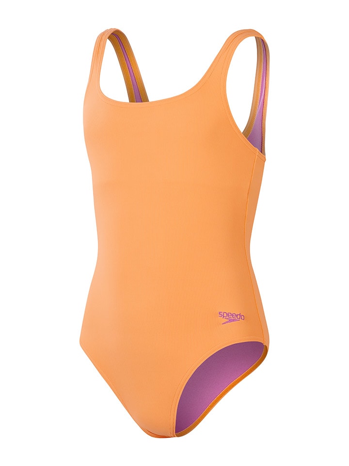 

Купальник Eco Textured Speedo, цвет orange/rosa