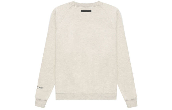 Толстовка Fear of God Essentials FW21 Pullover Crewneck Light Heather Oatmeal, цвет light heather oatmeal — фото 2