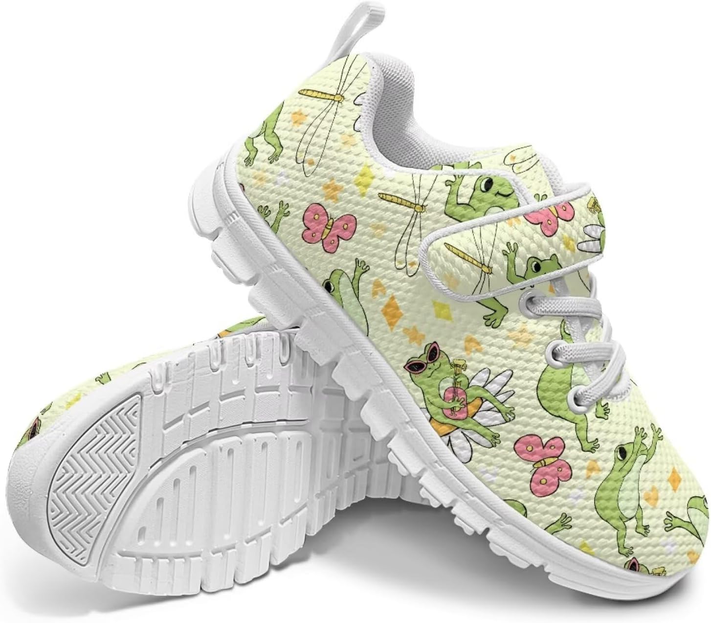 

Кроссовки для мальчиков и девочек, детская обувь из сетчатого материала, унисекс, легкие, дышащие, для бега, тенниса и фитнеса, с одной пряжкой для малышей, маленьких и больших детей, белая подошва Ocwfudsx