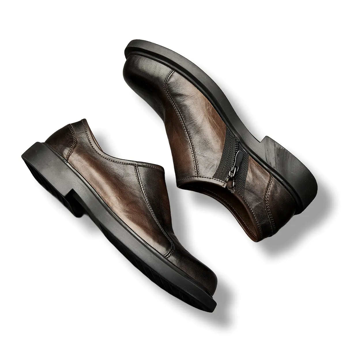 Туфли Brounvanm Men's Casual Shoes Men Low-Top, цвет Coffee — фото 3