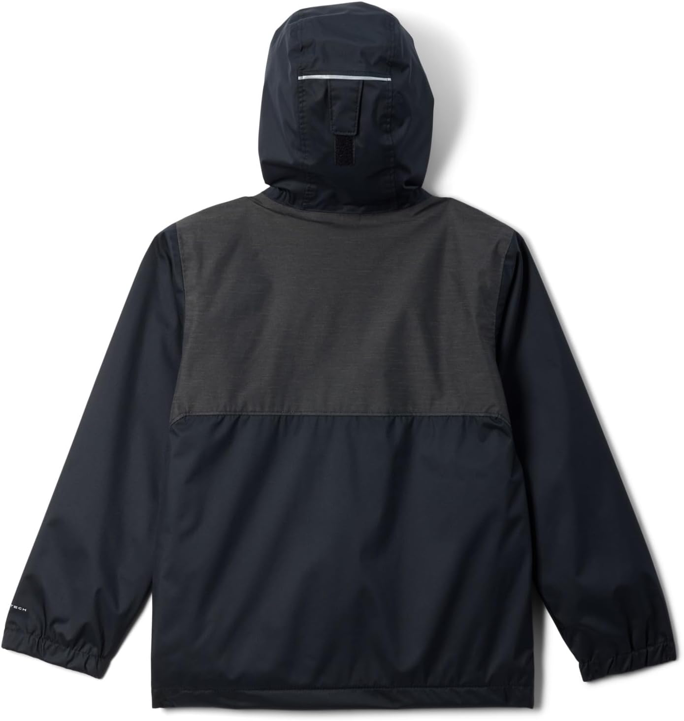 Куртка Columbia boys Rainy Trails II с флисовой подкладкой, Black/Black Slub — фото 2