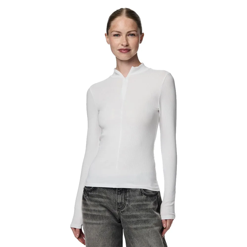 

Свитер Pieces Kitte full zip, белый