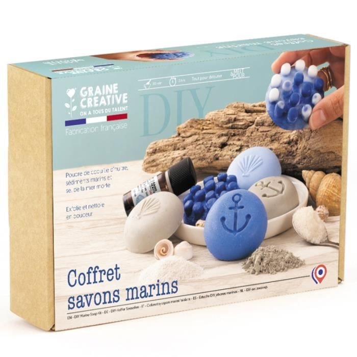 

Graine Créative, Набор мыла своими руками, Морское, 6 шт.
