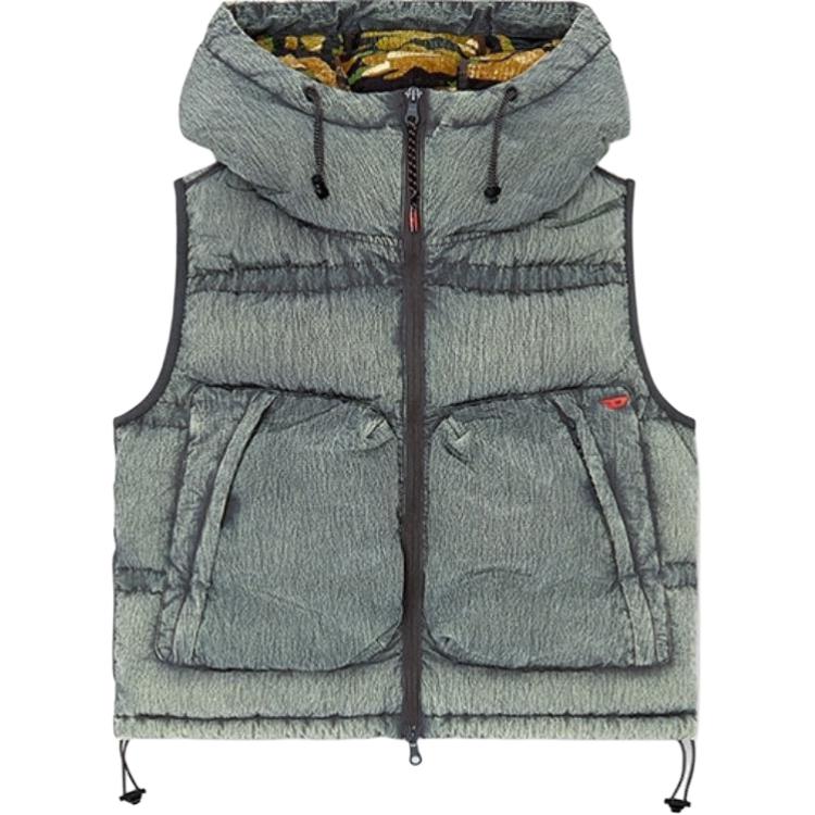 

DIESEL Аните WT10 Жилет, Gray Green