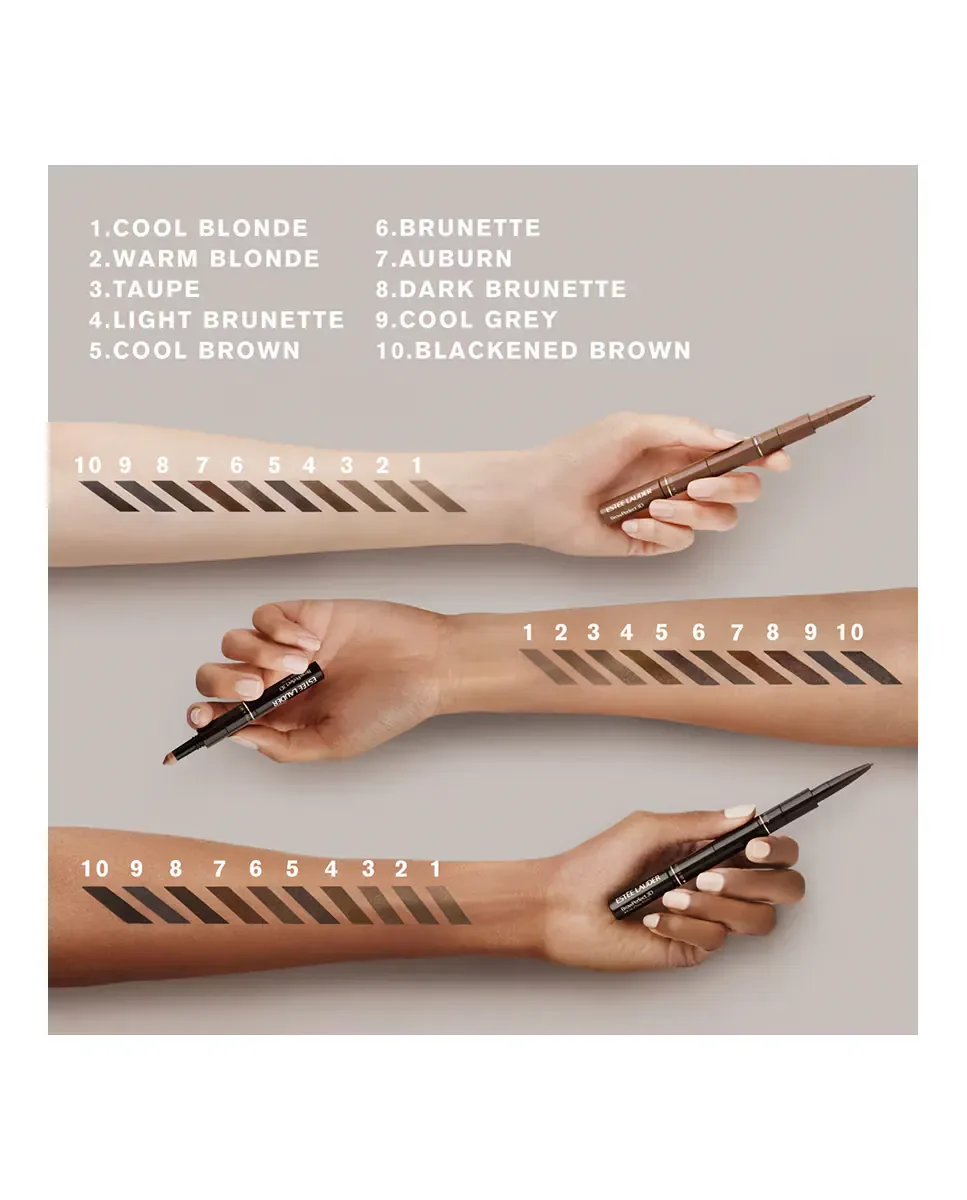 Карандаш для бровей 3 в 1 BrowPerfect 3D All-in-One Styler Multi-Tasker Estée Lauder, Taupe — фото 4