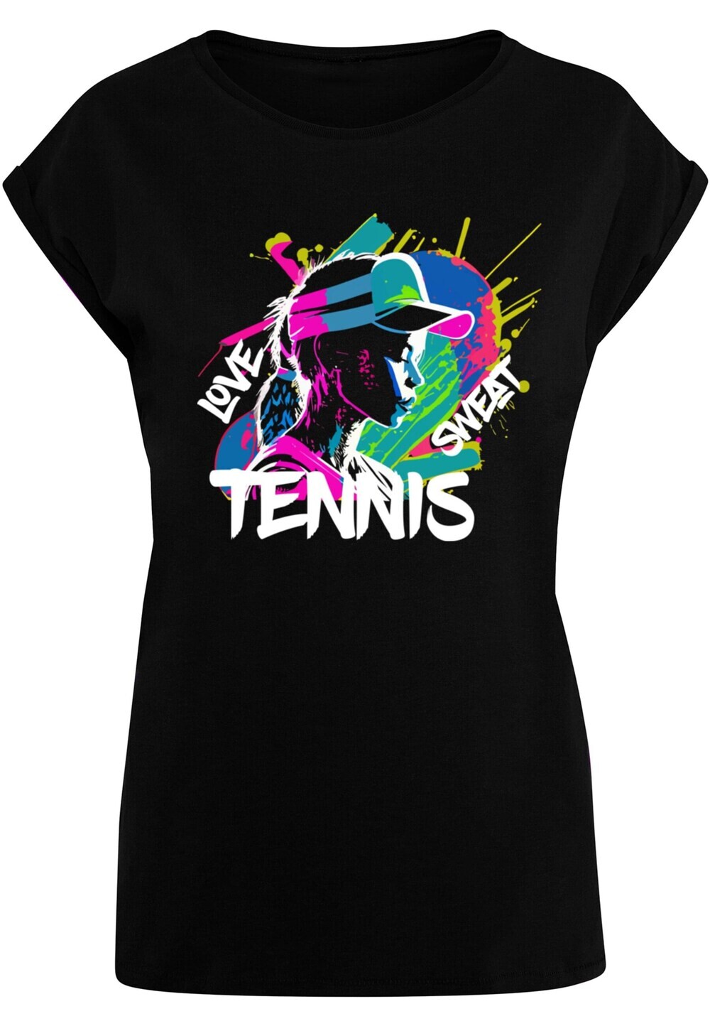 

Рубашка Merchcode Tennis Love, Sweat, черный