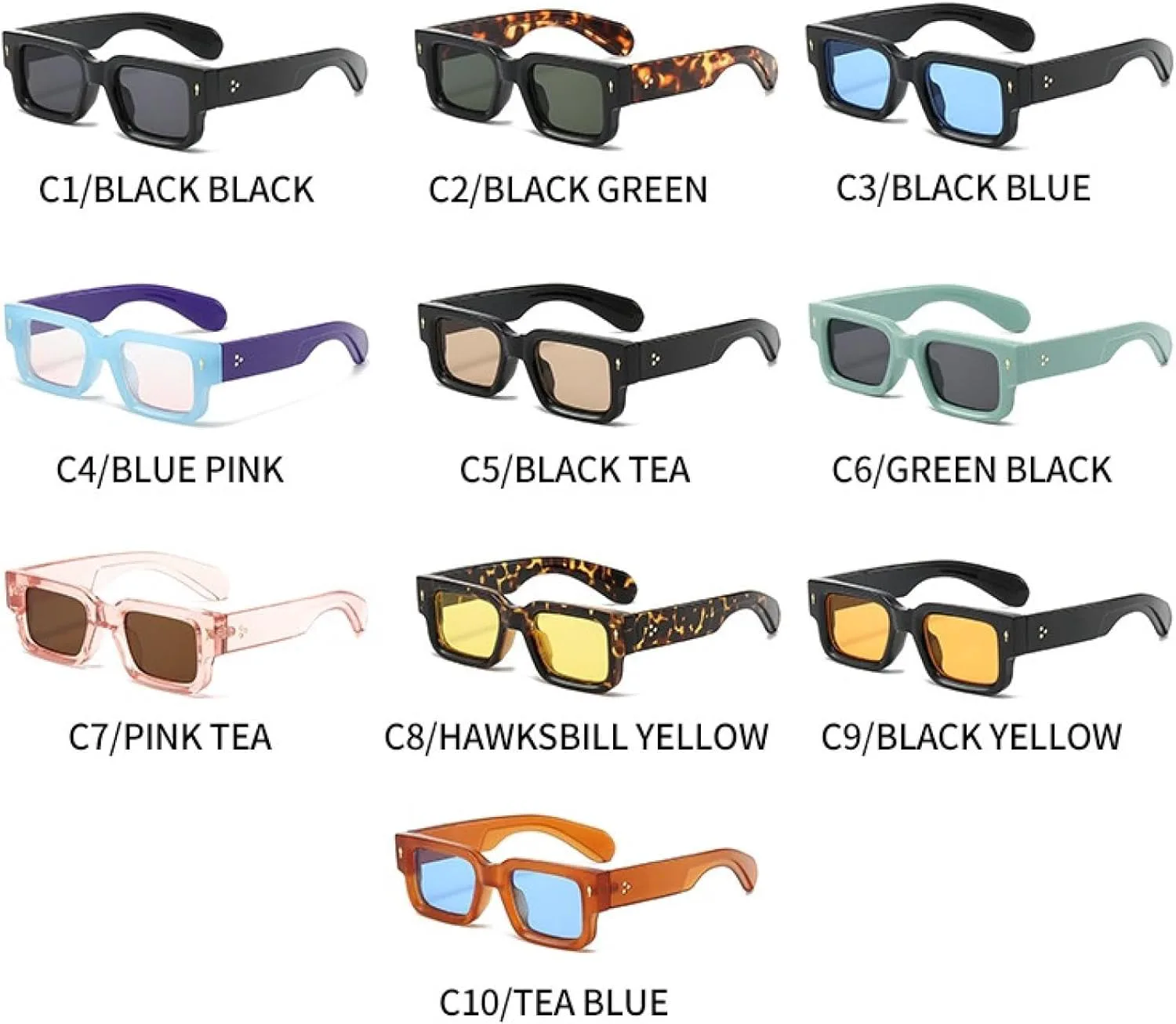 

Солнцезащитные очки с защитой от УФ-излучения UV400 | Легкая оправа | Для женщин и мужчин | Для занятий спортом на открытом воздухе и вождения DSVIGF, Black Yellow