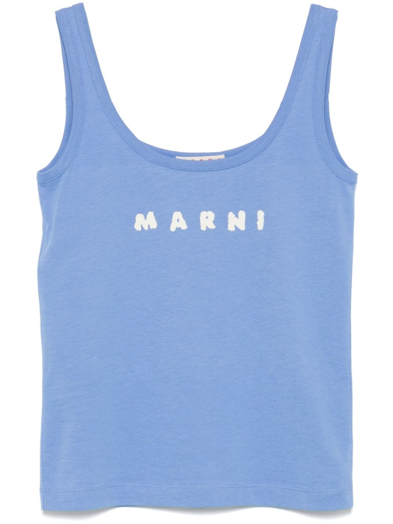 

Marni топ с логотипом, синий