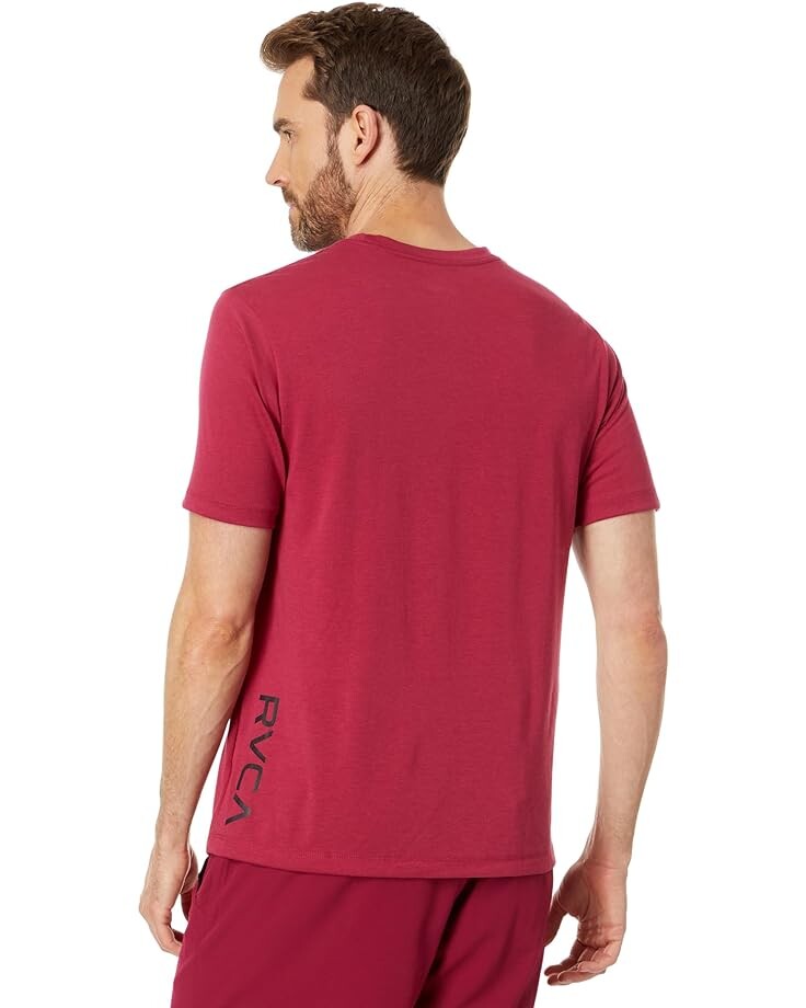 

Футболка RVCA 2X Short Sleeve Tee, цвет Deep Magenta